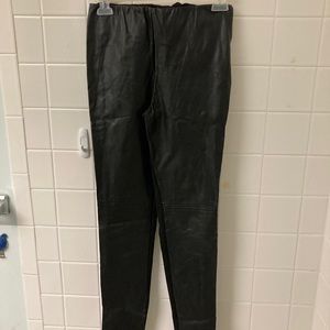 Leather jeggings
